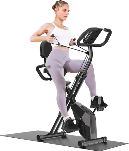 Foldable Exercise Cycle With Digital Display - Fitness Equipment 2025