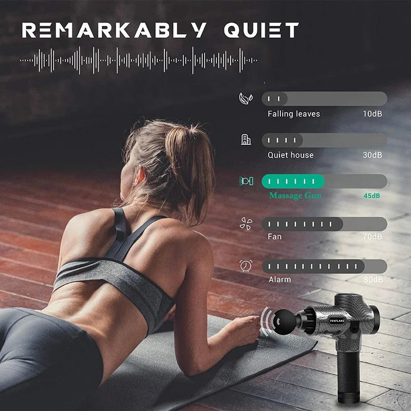 High-Frequency Massage Gun - Portable Muscle Relaxer Gadget 2025