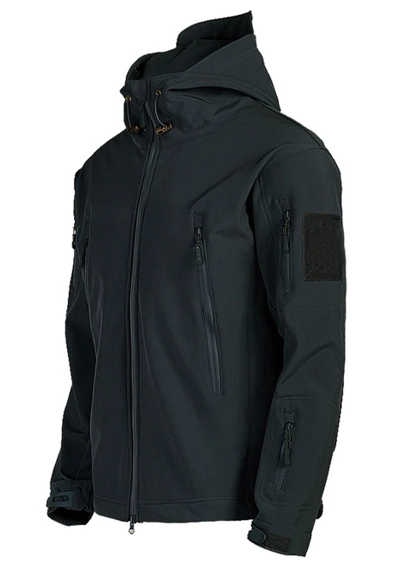 Waterproof Military Shark Skin Soft Shell Jackets Men