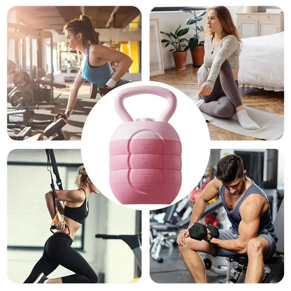 ﻿ 2/4/6/8/10kg Water Injection Kettlebell Yoga Fitness Exercise Equipments Soft Silicone Muscle Training Kettlebell