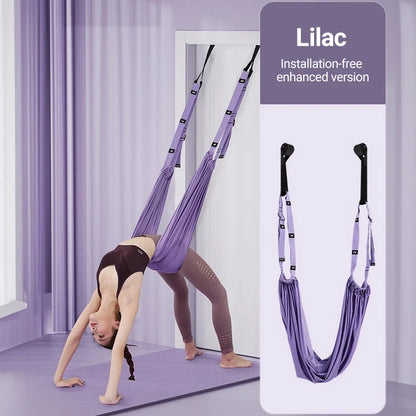 Aerial Yoga Strap Pull Rope Hammock Stretch