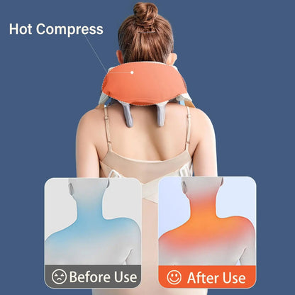 Deep Tissue Neck Massager With Heat - Pain Relief Tools Online