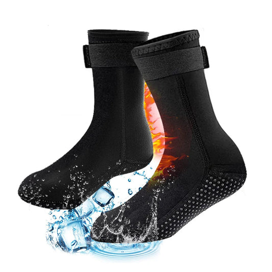 5mm Warm Water Socks - Anti-Slip Neoprene Surf & Ice Bath Booties