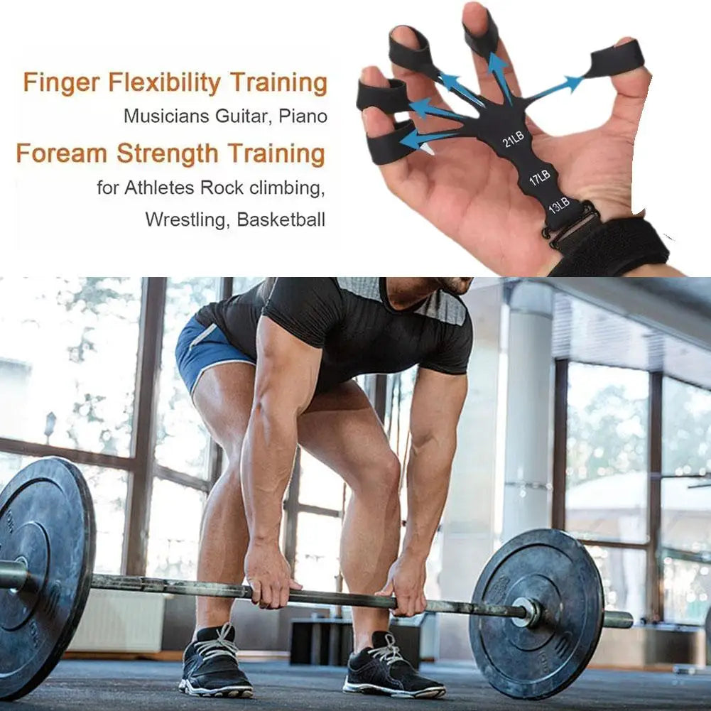 5 Finger Adjustable Hand Grip Trainer - Fitness Accessories Online