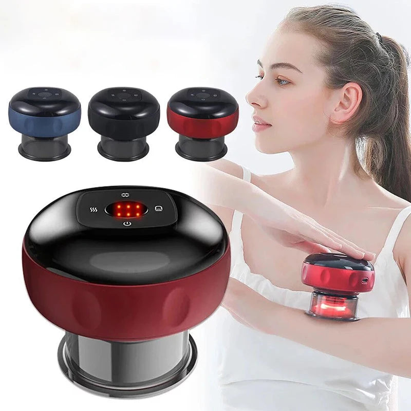 Smart Electric Cupping Device - Suction & Heating Massager Online