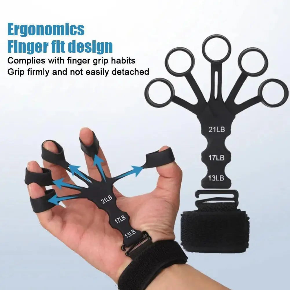 5 Finger Adjustable Hand Grip Trainer - Fitness Accessories Online