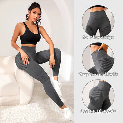 Women's High Waisted Fitness Pants Yoga, Workout Running Tights