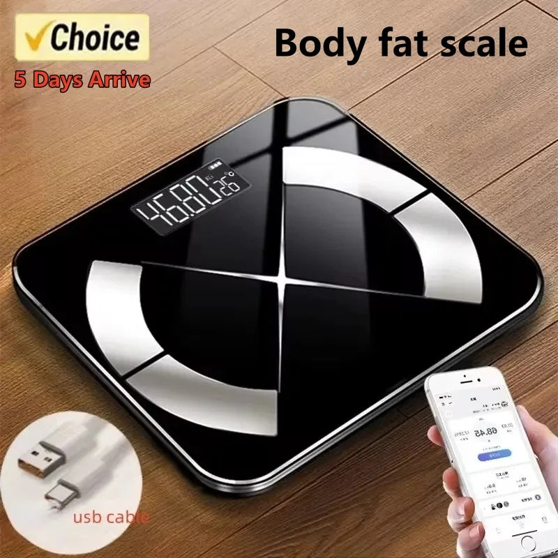 Digital Smart Bluetooth Weighing Scale - Body Fat & Weight Tracker