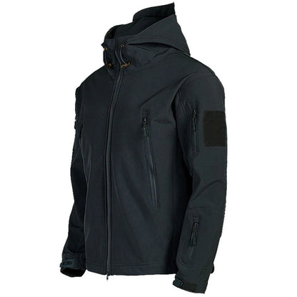 Waterproof Military Shark Skin Soft Shell Jackets Men