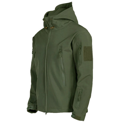 Waterproof Military Shark Skin Soft Shell Jackets Men