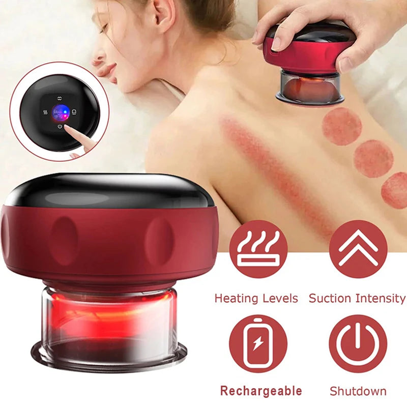 Smart Electric Cupping Device - Suction & Heating Massager Online