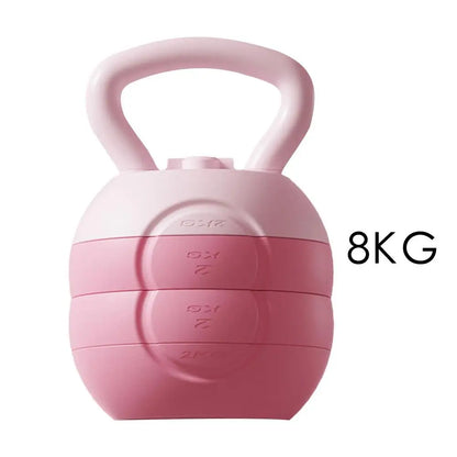 ﻿ 2/4/6/8/10kg Water Injection Kettlebell Yoga Fitness Exercise Equipments Soft Silicone Muscle Training Kettlebell