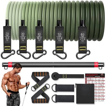 Workout Bands with Handles & Door Anchor - Fitness Accessories Online