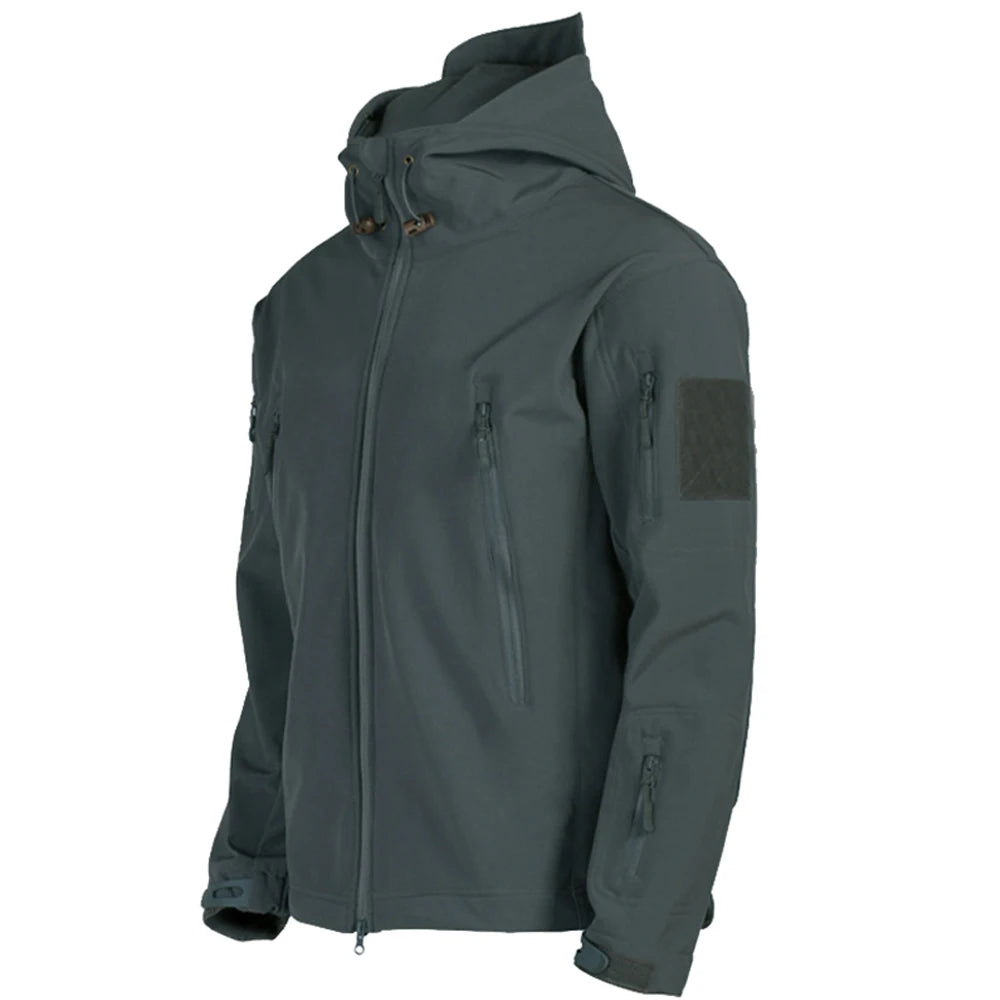 Waterproof Military Shark Skin Soft Shell Jackets Men