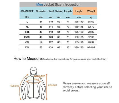 TRVLWEGO Camping Hiking Jacket Men Autumn Outdoor Sports Coats Climbing Trekking Windbreaker Travel Waterproof Jackets Black