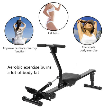 Adjustable Fitness Rower Rowing Machine With Digital Indicator