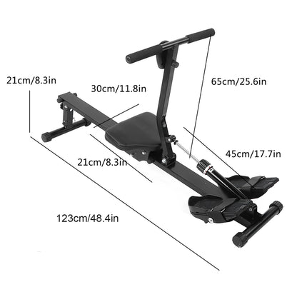 Adjustable Fitness Rower Rowing Machine With Digital Indicator