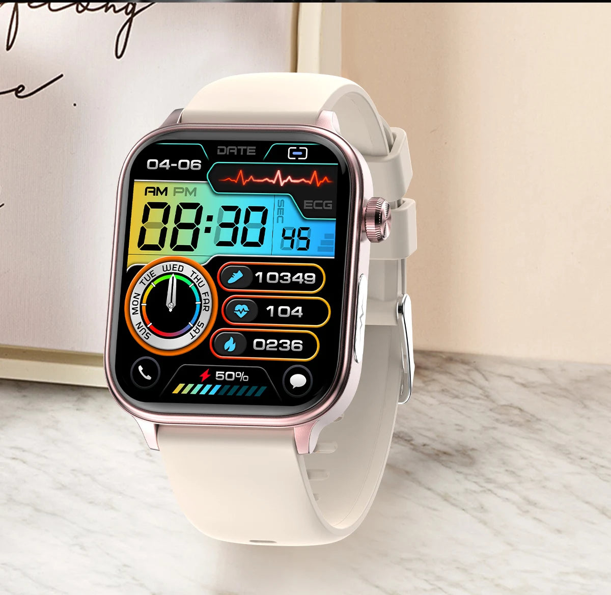 AI Medical Diagnosis Blood Lipids Uric Acid Blood Glucose Smart Watch