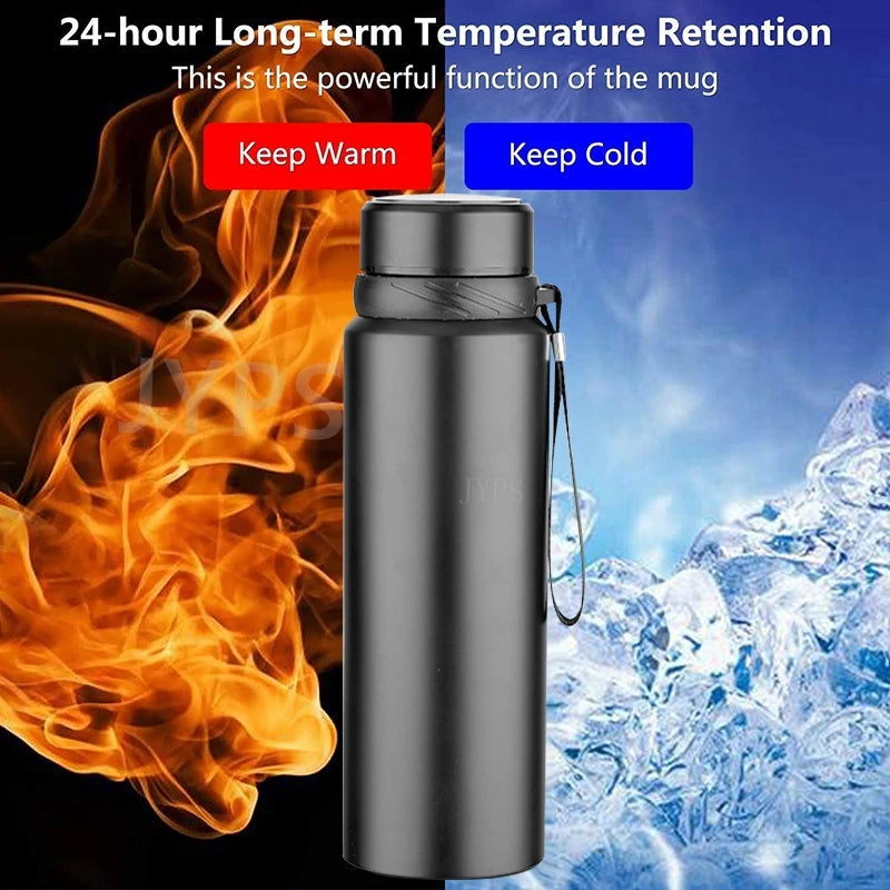 1000ML Smart Thermos Bottle Keep Cold and Hot Bottle